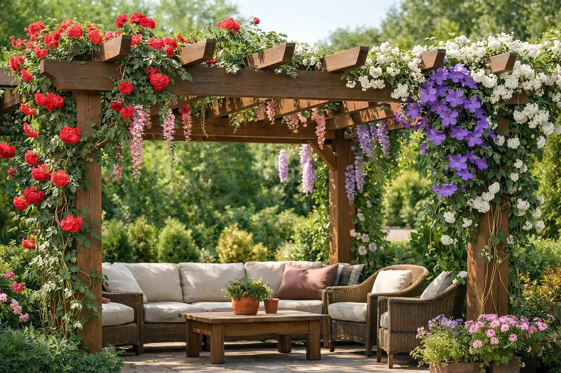 8 plante cataratoare pentru pergola reusita