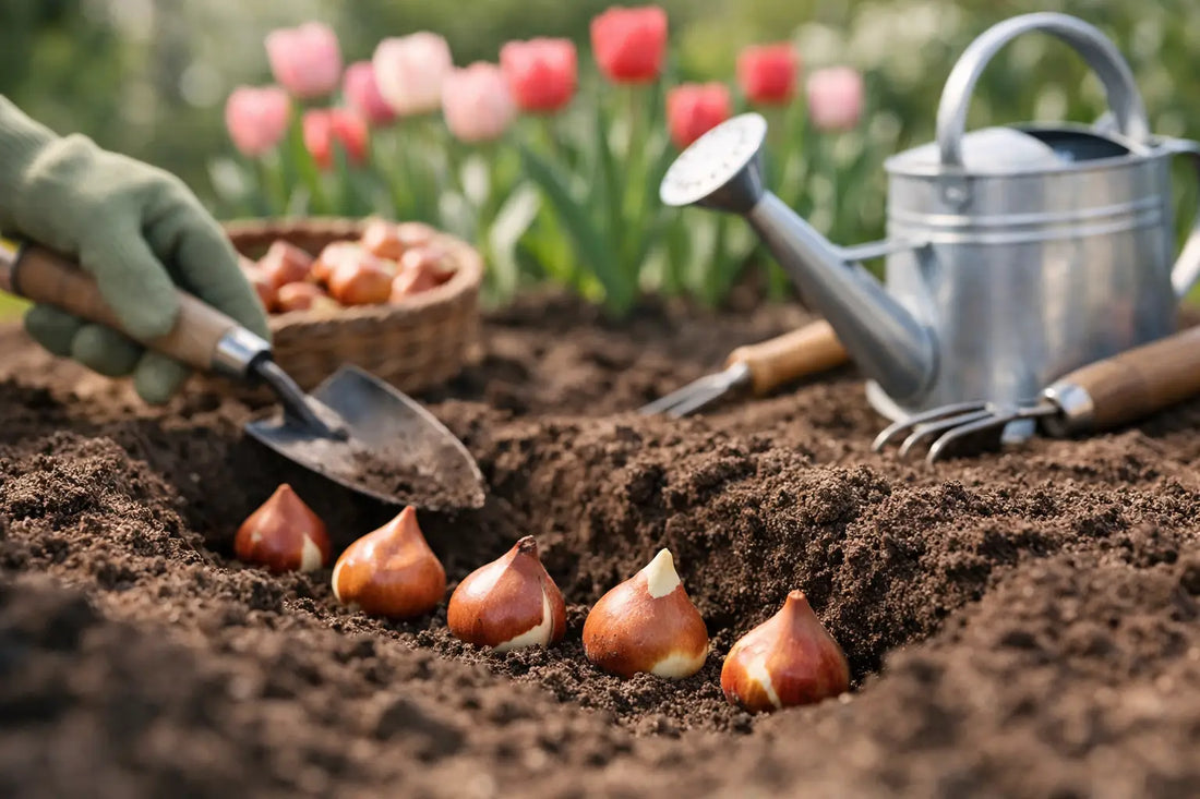 Când se plantează bulbii de lalele