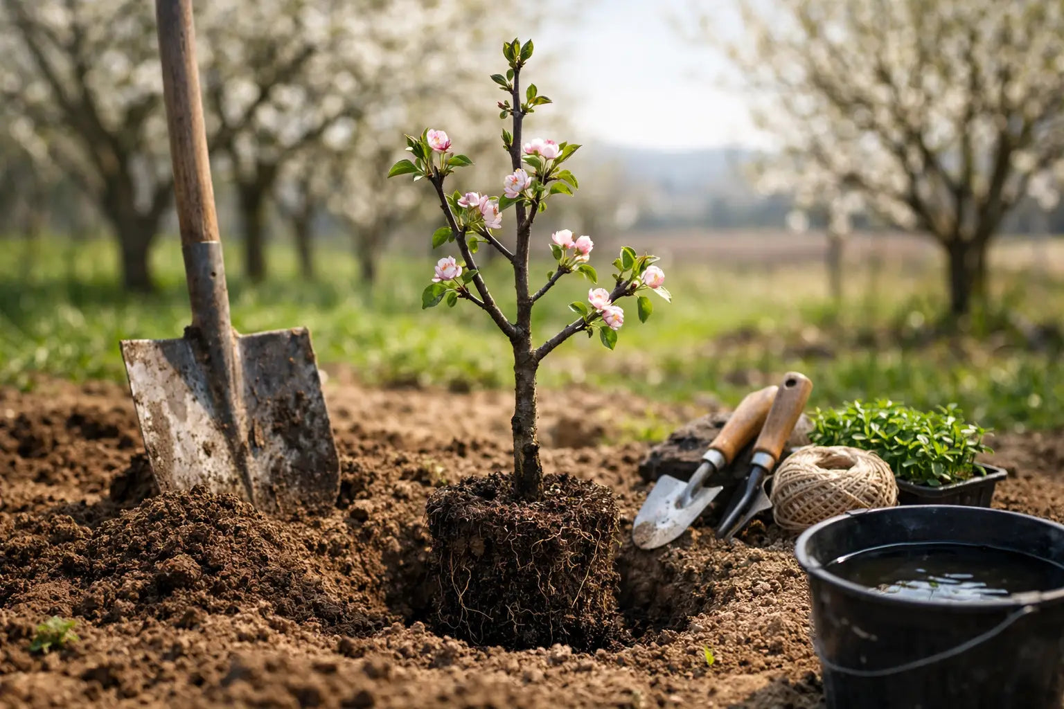 Cum plantezi pomi fructiferi primăvara corect