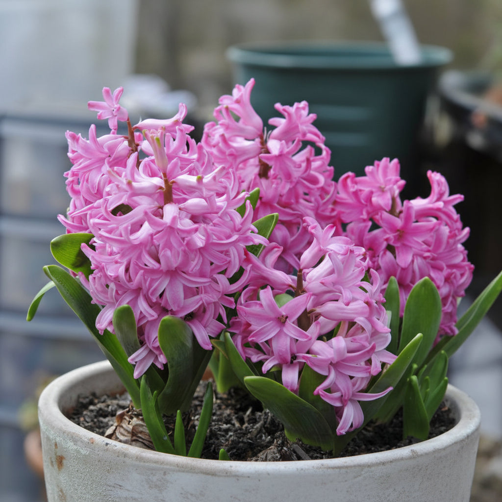 Hyacinthus Pink Pearl floare roz pentru grădină