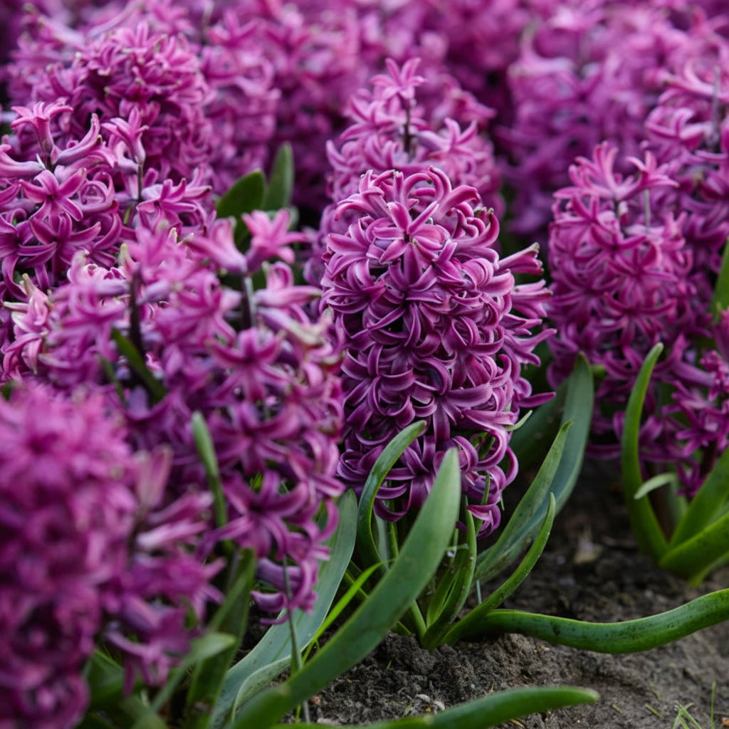 Zambile Purple Sensation mov aprins, petale delicate