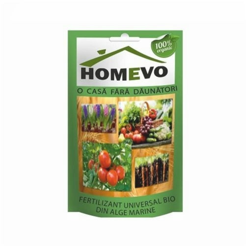 Antidaunatori Homevo, Fertilizant Universal, 100% natural din Alge Marine, 7,5 g