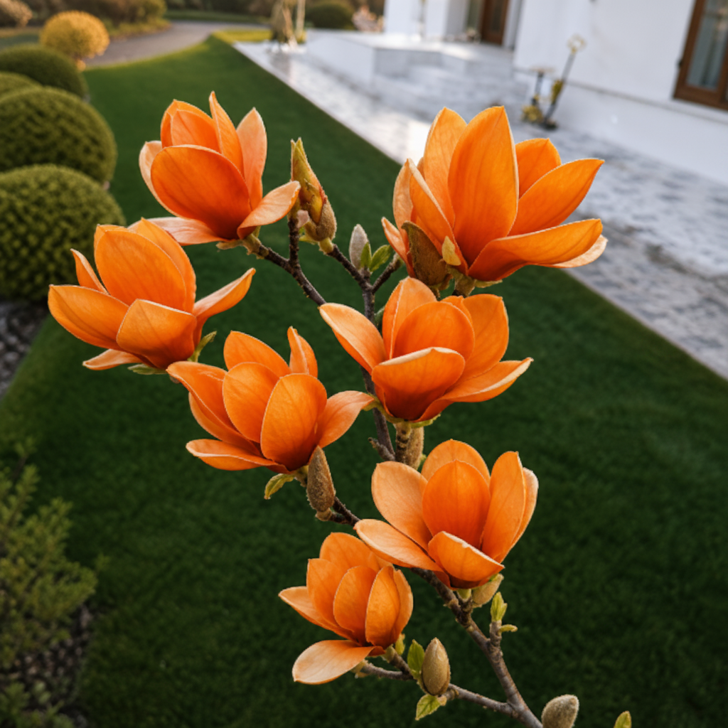 Magnolia "Sunset Flame" la ghiveci