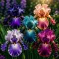 Iris Germanica Mystic Fair- pachet 5 bucăți