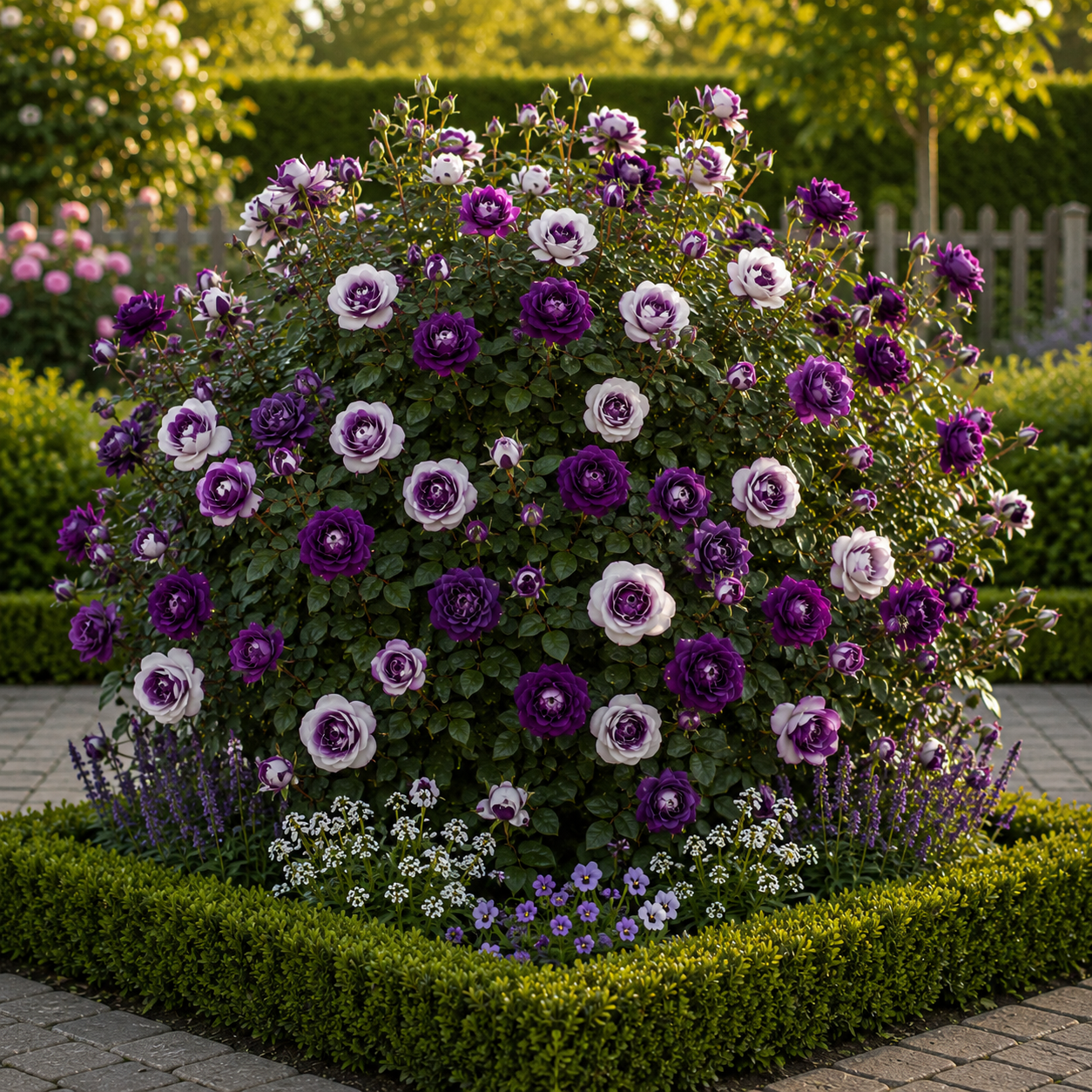 Trandafiri ”Purple Secret” la ghiveci