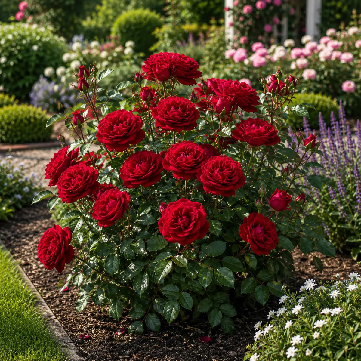 Trandafir „Lavaglut Garden”la Ghiveci – trandafir | Regatul Plantelor