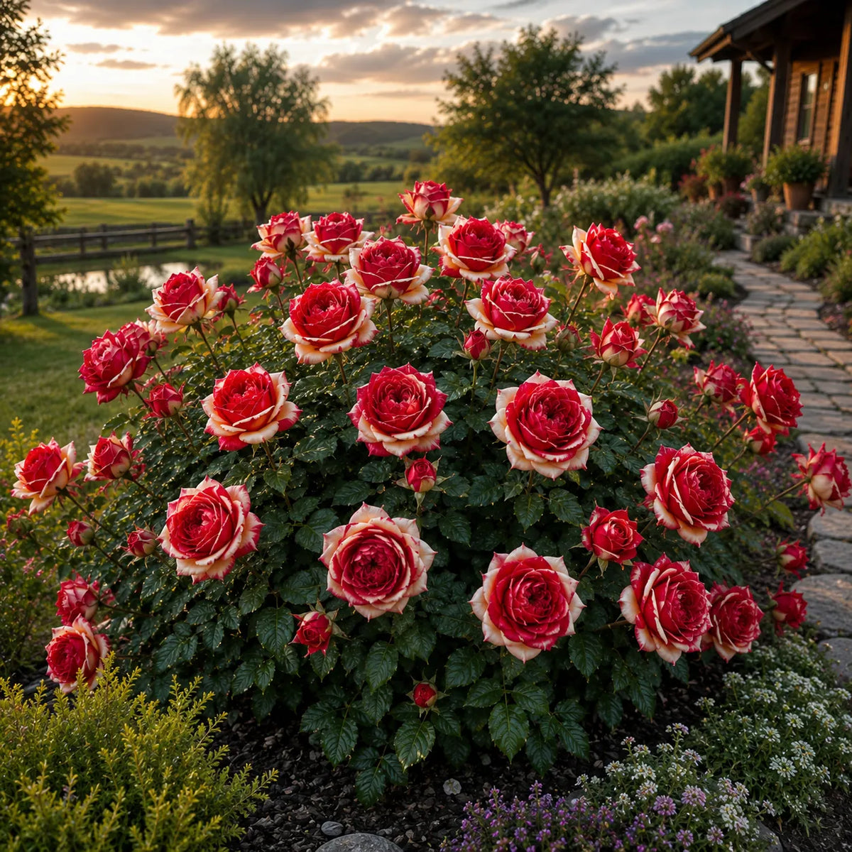 Trandafir Tufă „Double Delight” la Ghiveci – trandafir | Regatul Plantelor