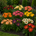 10 Bulbi de Hemerocallis - MIX