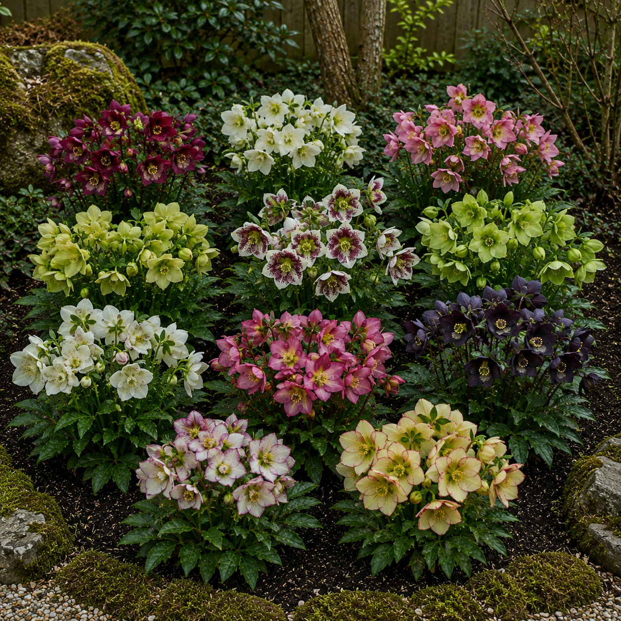 Mix 5 Buc Helleborus Premium