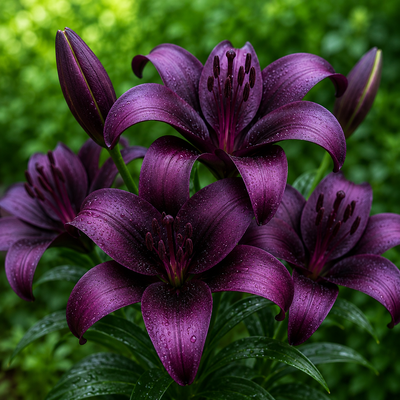 Bulbi de Crini „Dark Air” 2 buc – bulbi de flori | Regatul Plantelor