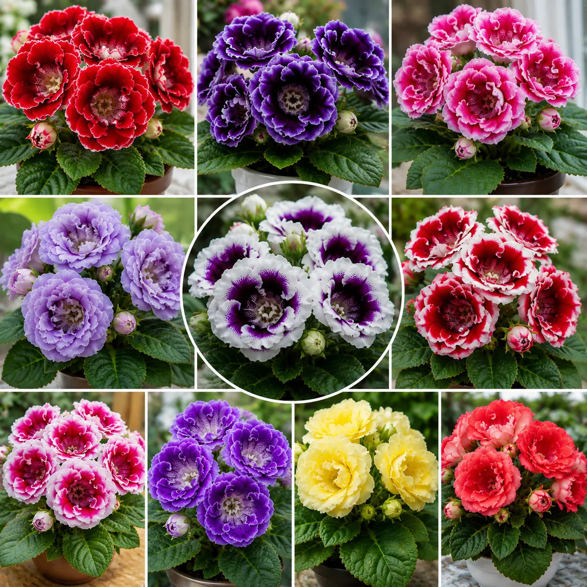 Mix 10 Bulbi de Gloxinia - Multi Floral – bulbi de flori | Regatul Plantelor