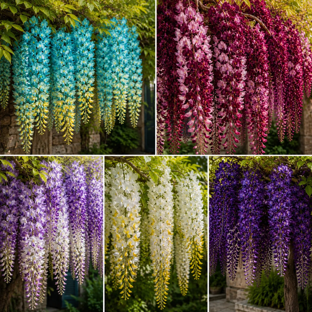 Pachet Glicină – 5 Culori Deosebite – plantă ornamentală | Regatul Plantelor