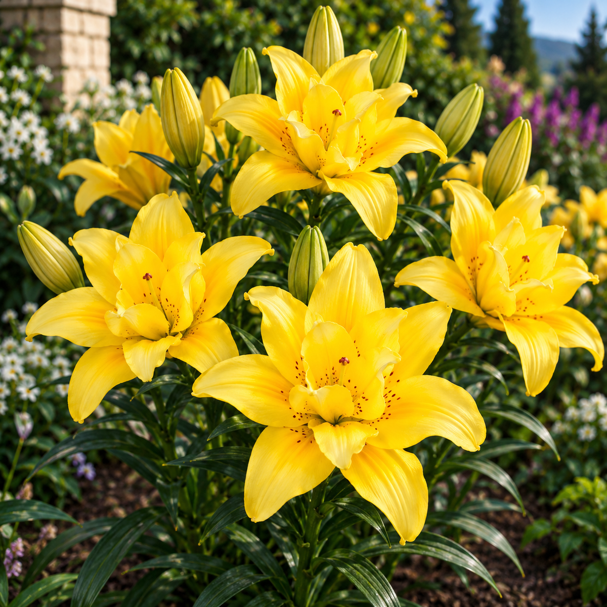 Bulbi de Crini „Yellow County” 2 buc – bulbi de flori | Regatul Plantelor