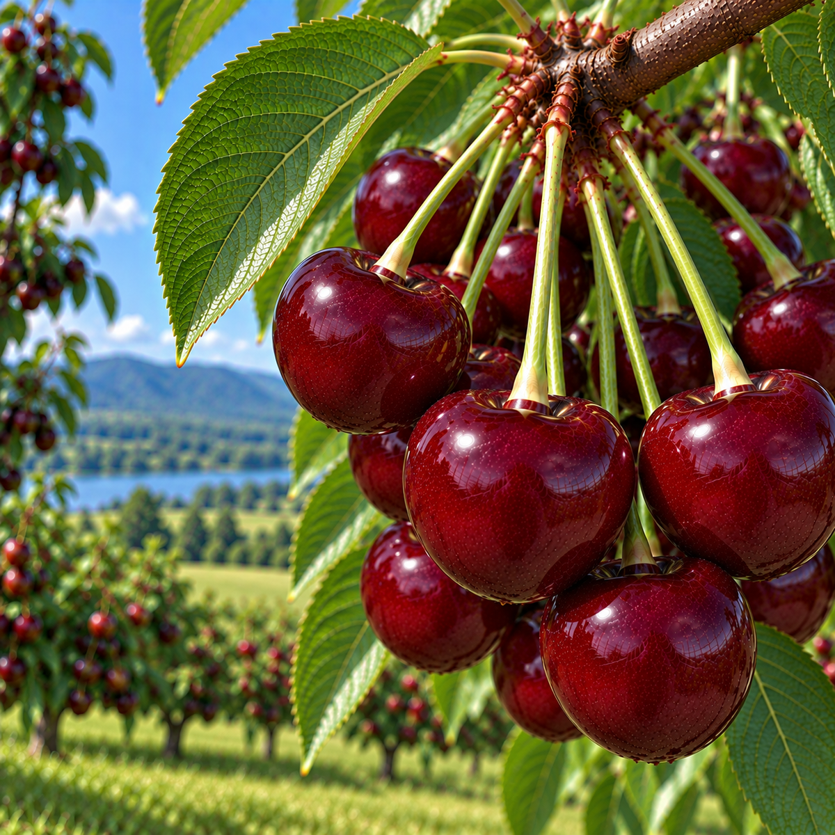 Cireș „Bigarreau Burlat” – pom fructifer | Regatul Plantelor