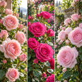 Pachet Trandafiri Roz Ghiveci de 3L 3 buc – trandafir | Regatul Plantelor