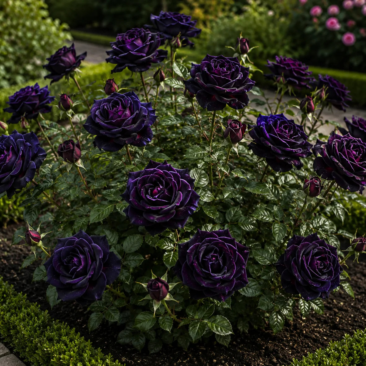 Trandafiri Tufă „Purple Light” la Ghiveci – trandafir | Regatul Plantelor