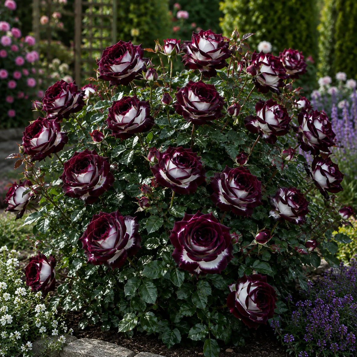 Trandafir „Frosted Red” la ghiveci – trandafir | Regatul Plantelor