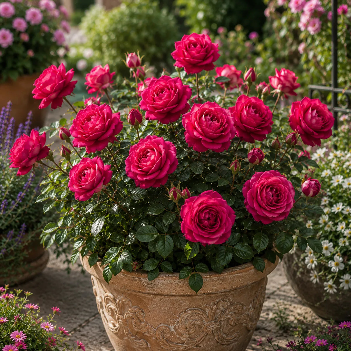 Trandafir „Cherry Brandy” la Ghiveci – trandafir | Regatul Plantelor