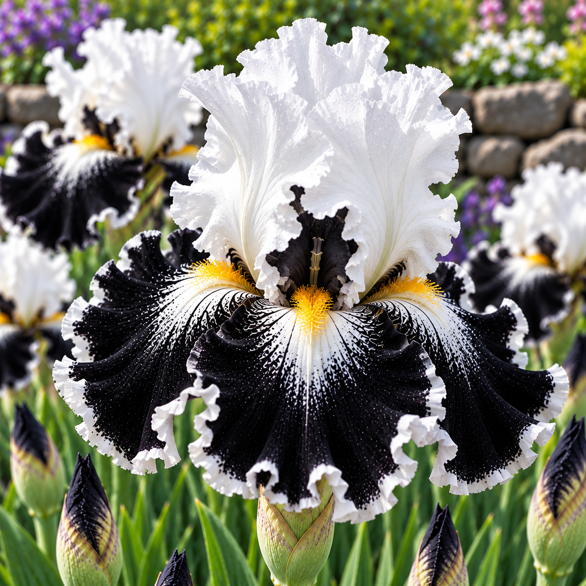 Bulbi de Iris Germanica "Tuxedo"