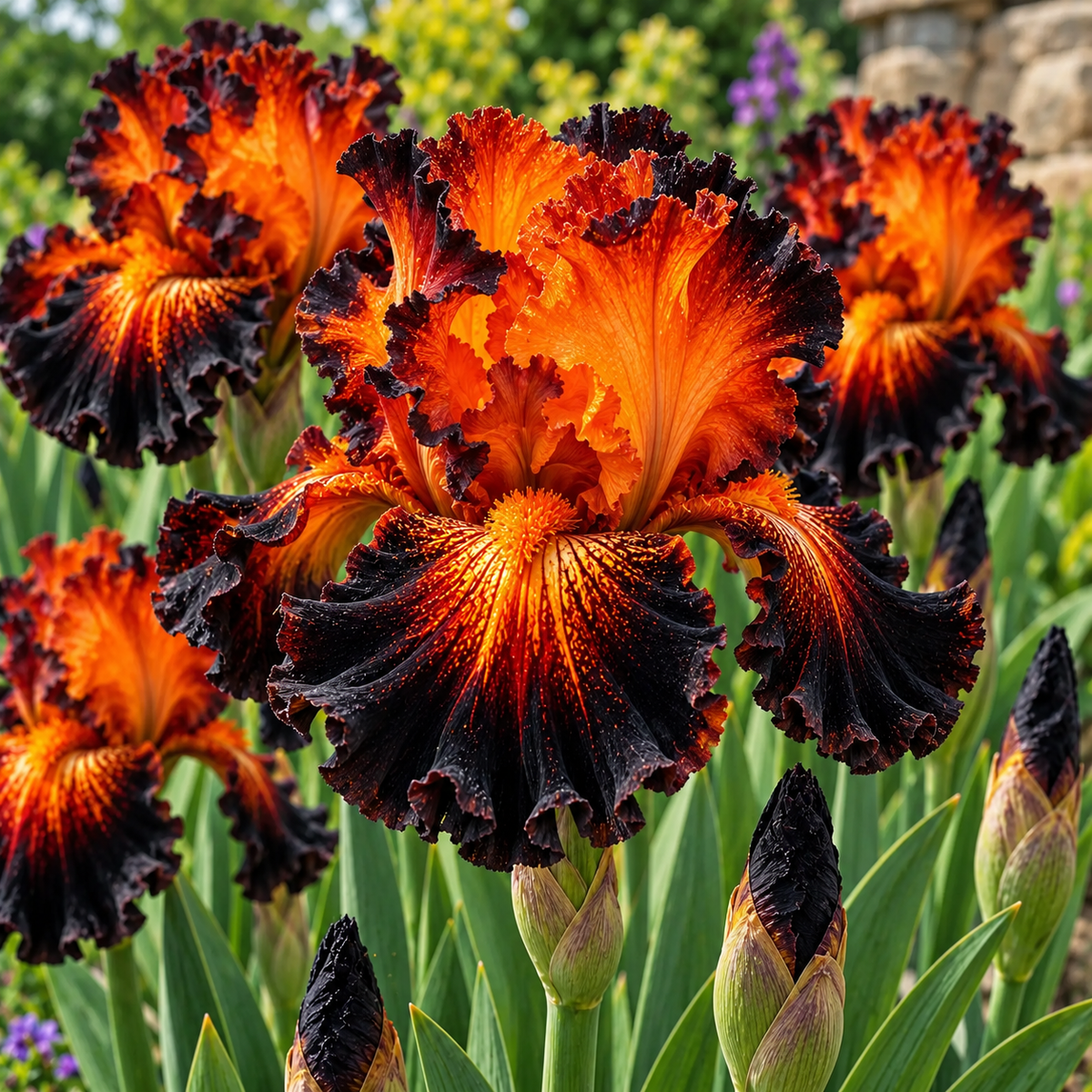 Bulbi Iris Germanica - Vulcanic