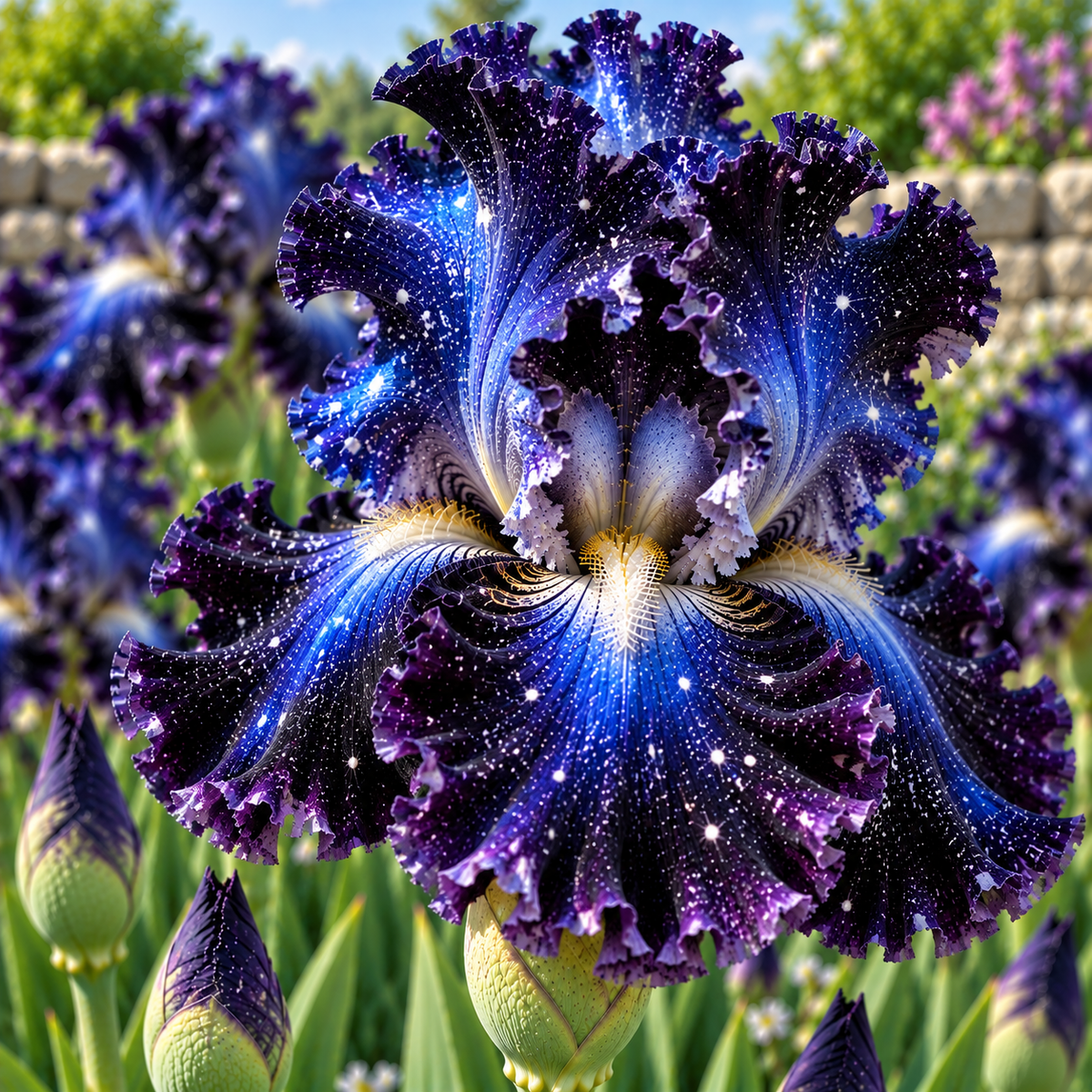 Bulbi Iris Germanica - Galactic Dream