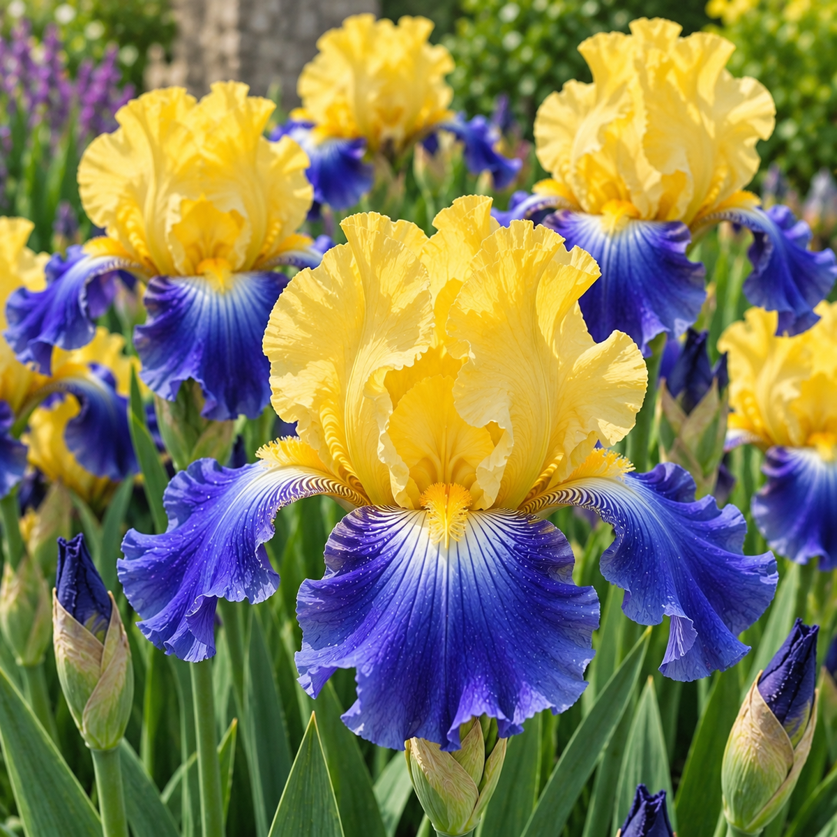 Bulbi de Iris Germanica "Edith Wolford"