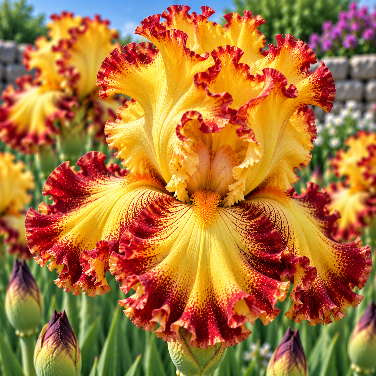 Bulbi de Iris Germanica "Sultan's Palace"