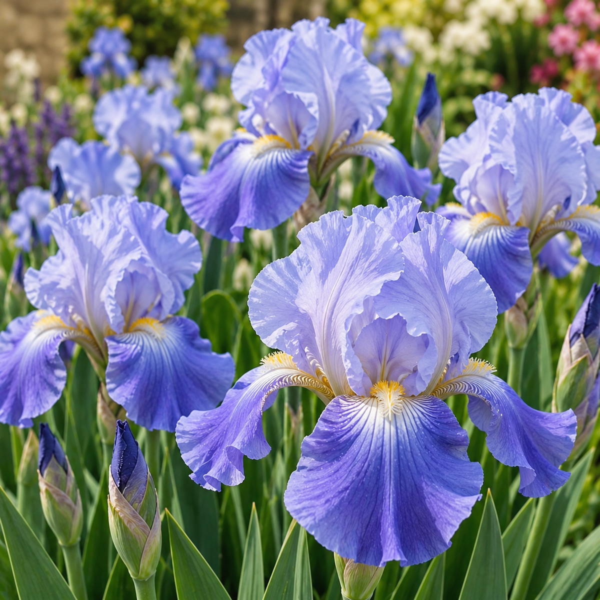 Bulbi de Iris Germanica "Blue Rhythm"