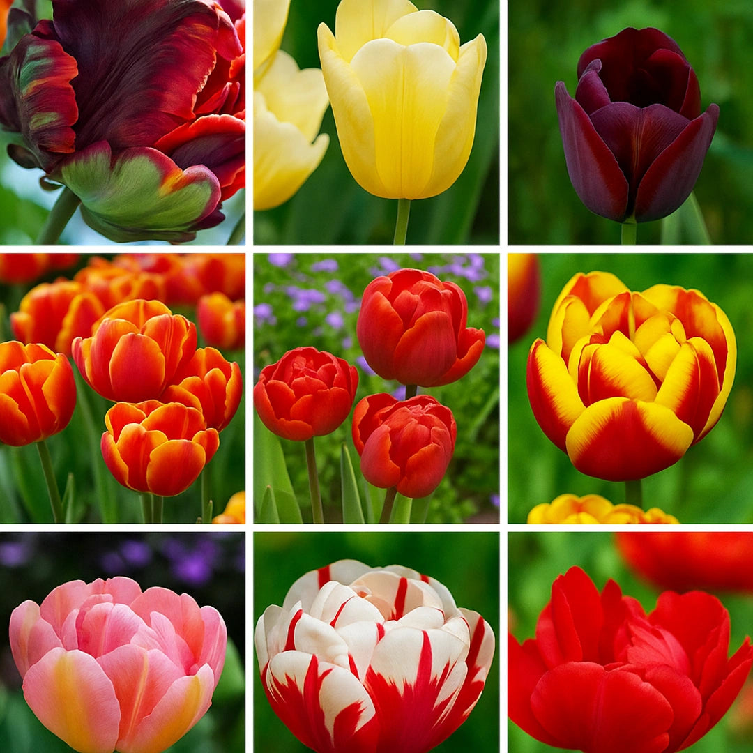 Pachet Promotional Bulbi de Lalele Duble 50 Bucati