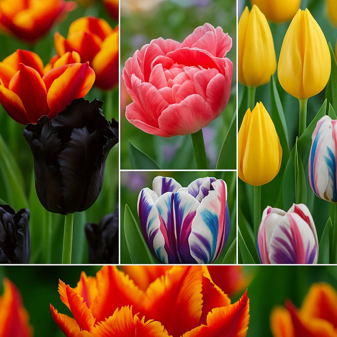 Pachet Promotional Bulbi de Lalele Mixt 100 Bucati