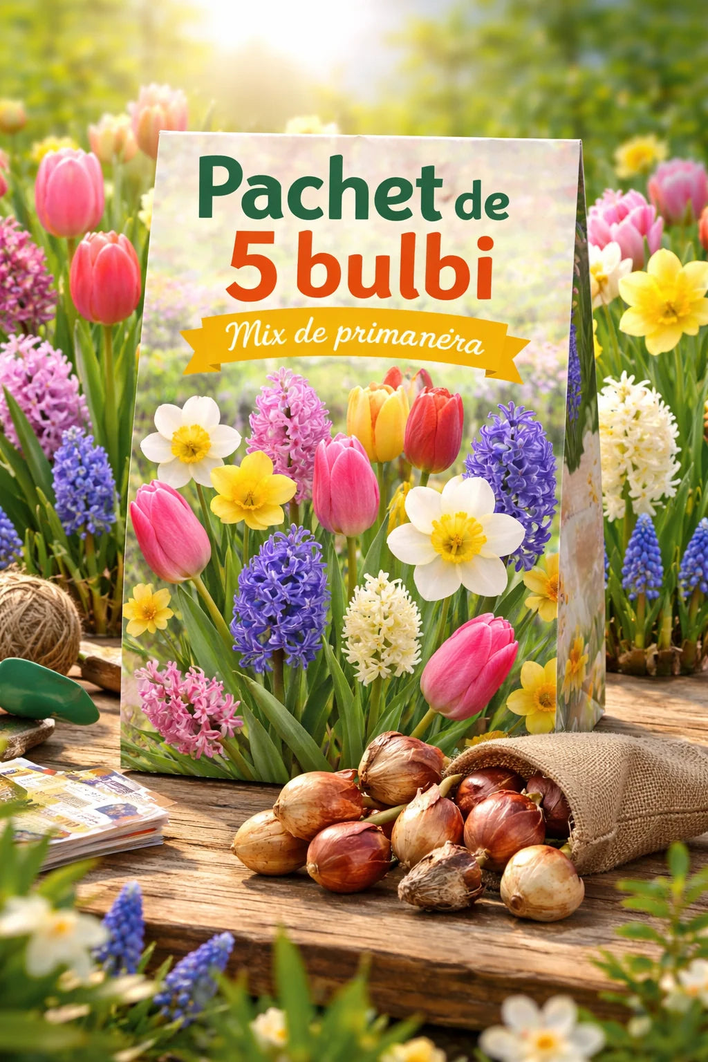 🌸 Pachet 5 bulbi – Mix de primăvară personalizat
