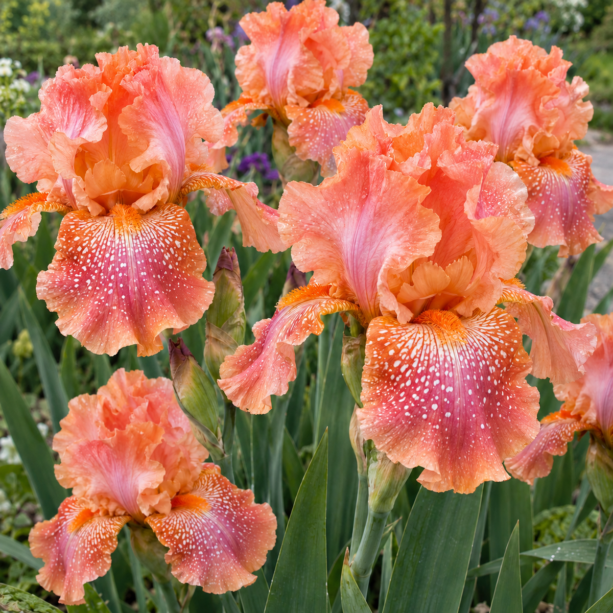 Bulbi Iris Germanica - Peach Rain