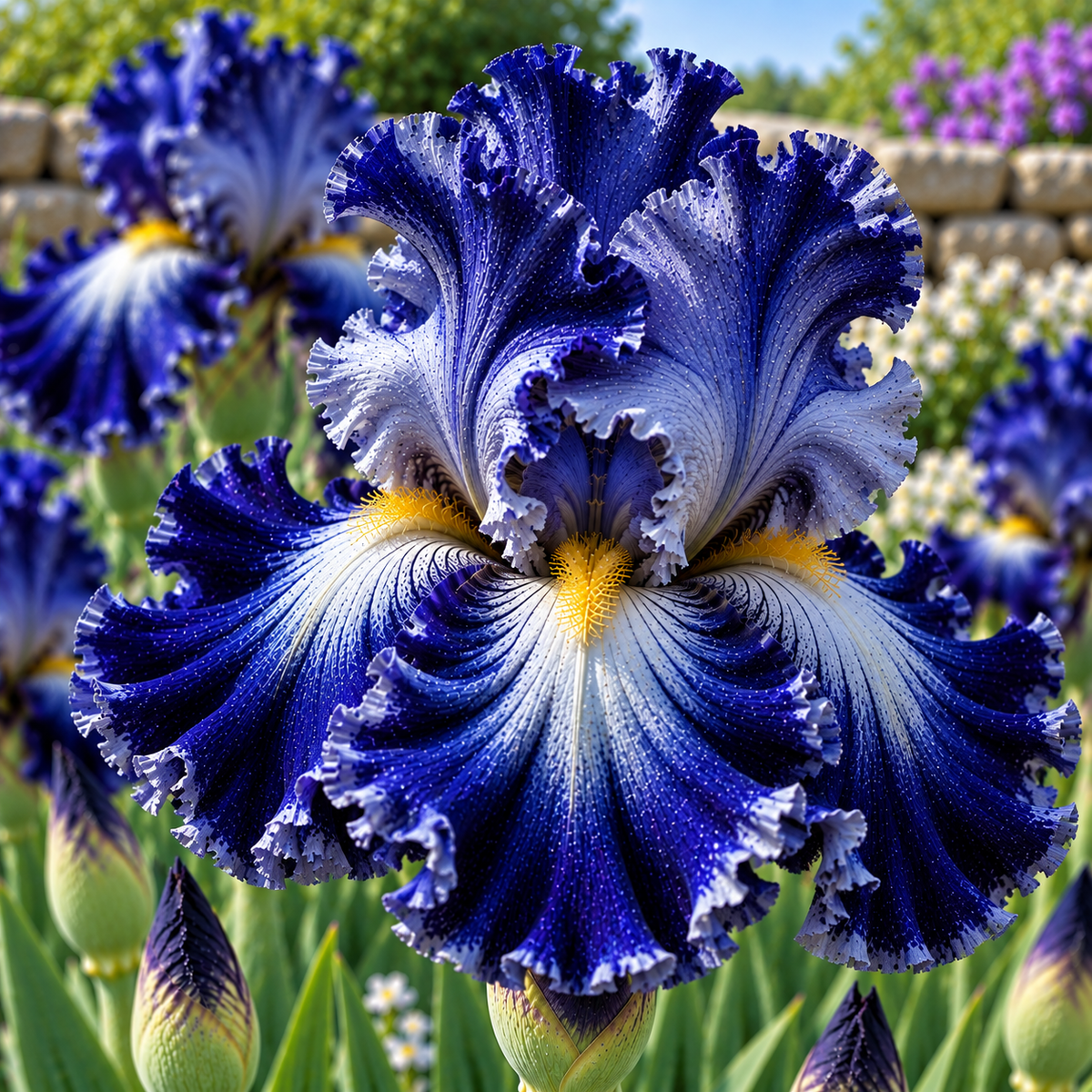 Bulbi de Iris Germanica "Alcazar"