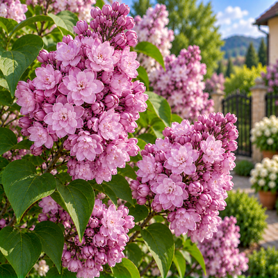 Liliac Syringa Vulgaris "Paul Thirion"