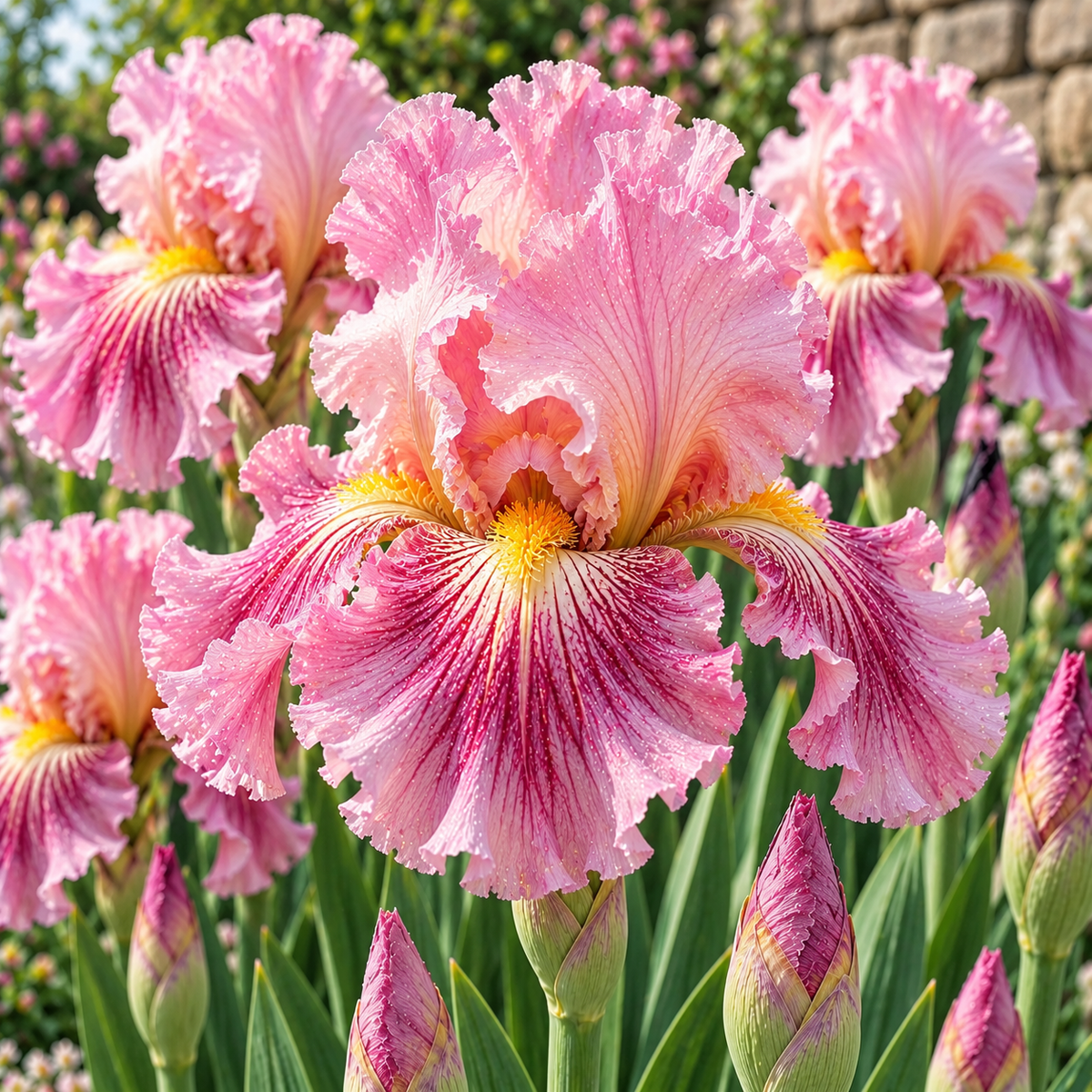 Bulbi Iris Germanica - Woman in Pink