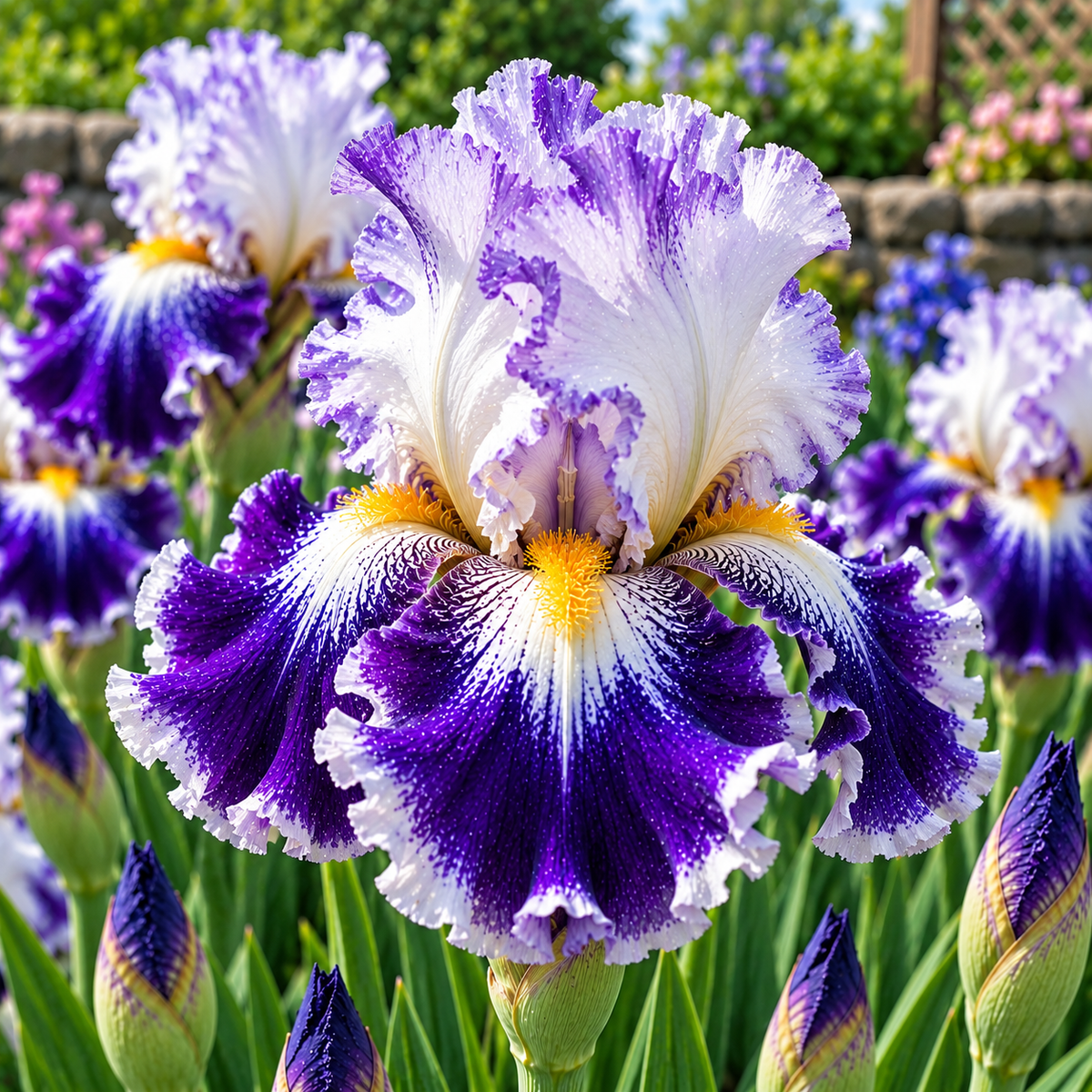 Bulbi de Iris Germanica "Ensata Gusto"