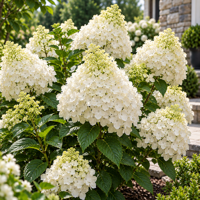 Hortensia Arbustiva Paniculata "Silver Dollar"