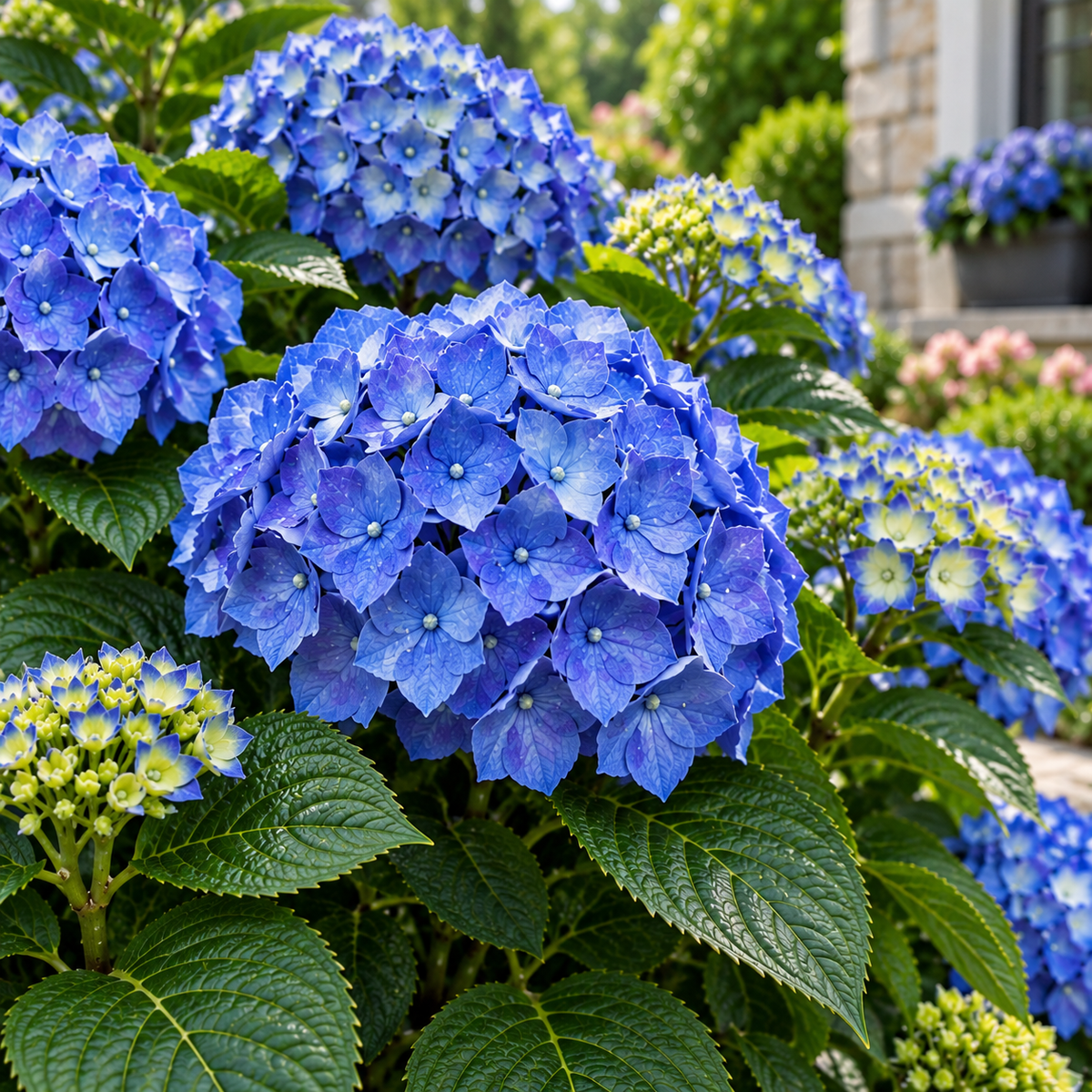 Hortensia Macrophylla "Early Blue" ghiveci 10 L