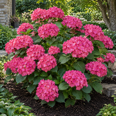 Hortensia "Bouquet Rose" ghiveci 10 L