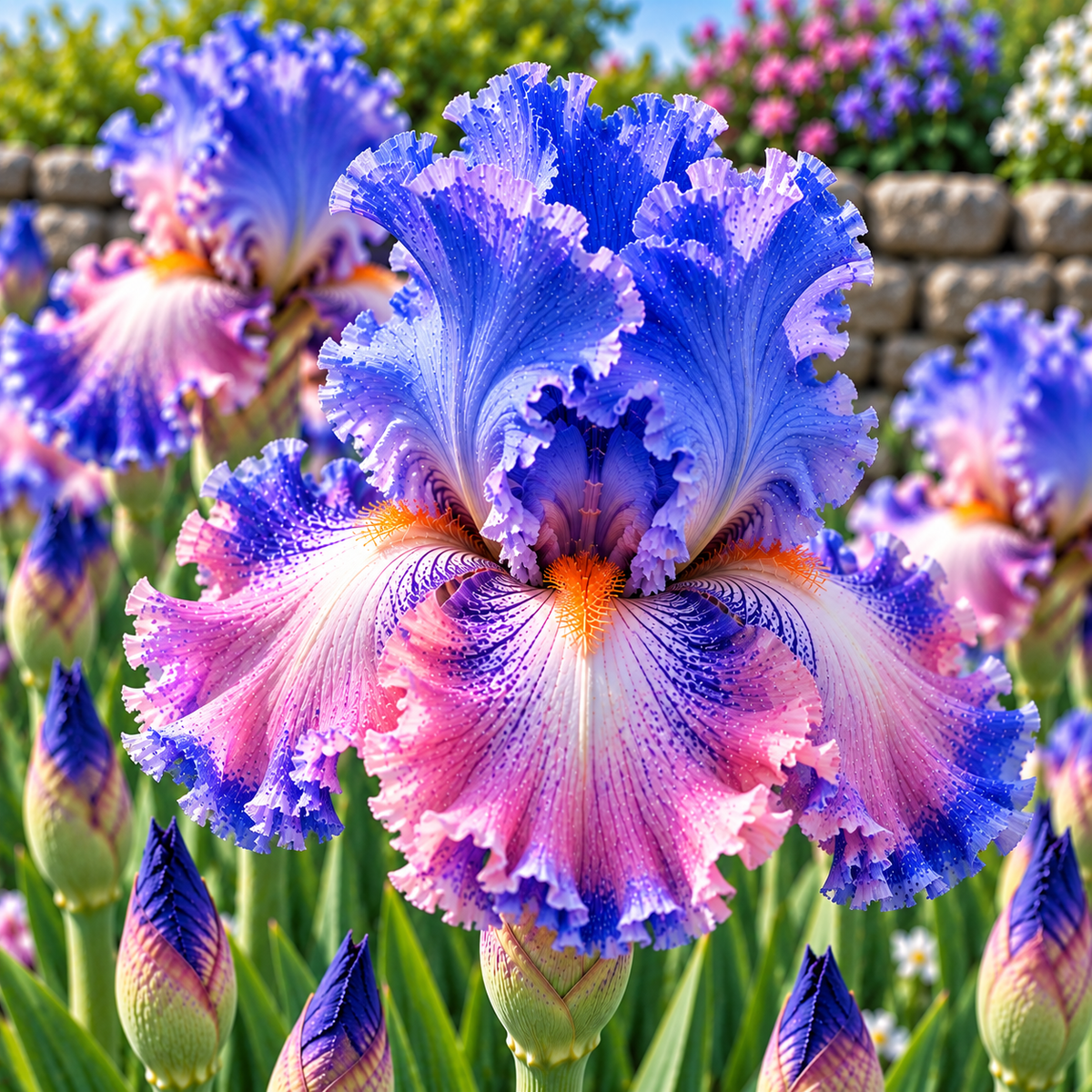 Bulbi de Iris Germanica "Blue Staccato"