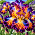 Bulbi Iris Germanica - Rainbow Flame