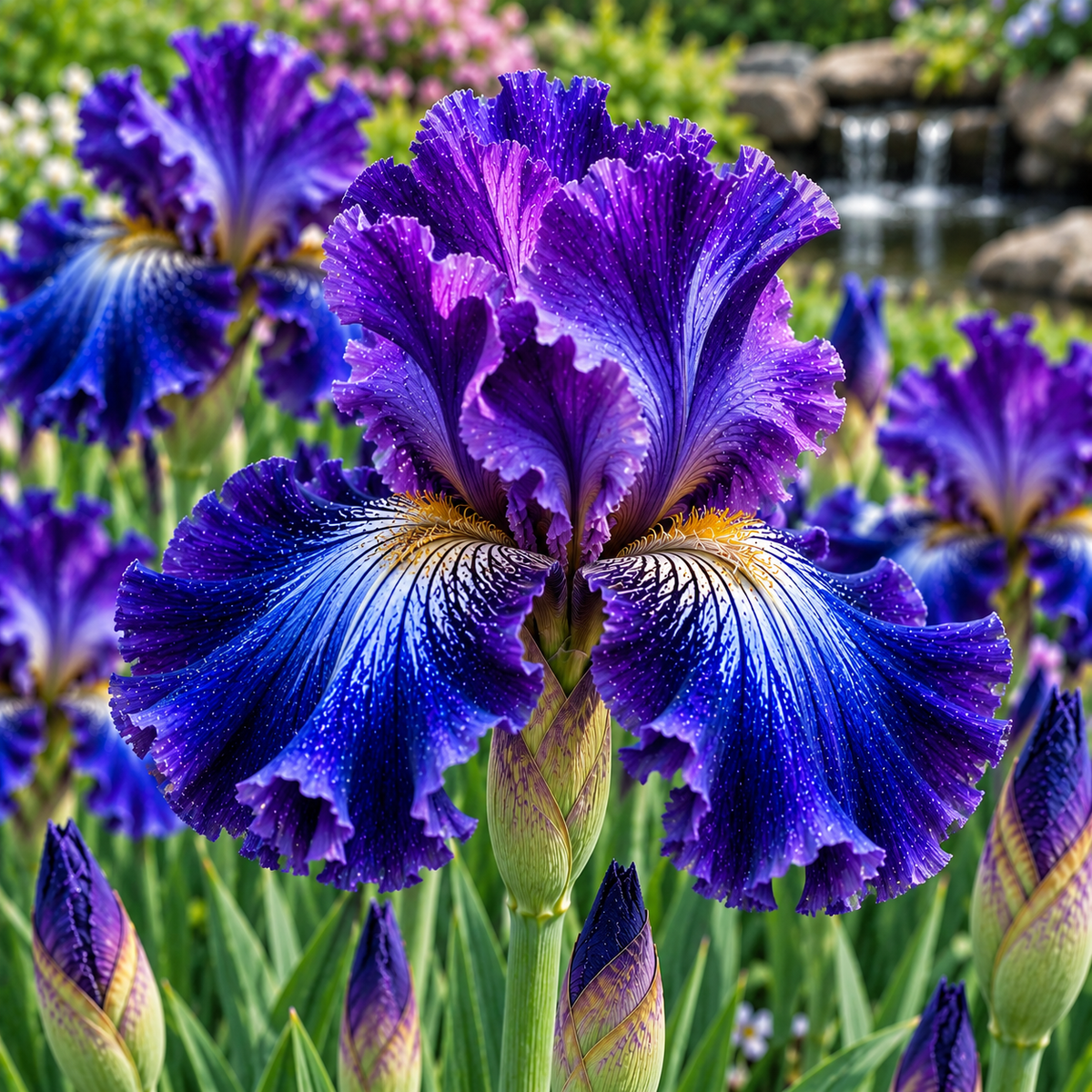 Bulbi de Iris Siberica "Concord Cruch"