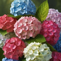 Pachet Hortensia "Daybreak" mixt 5 buc