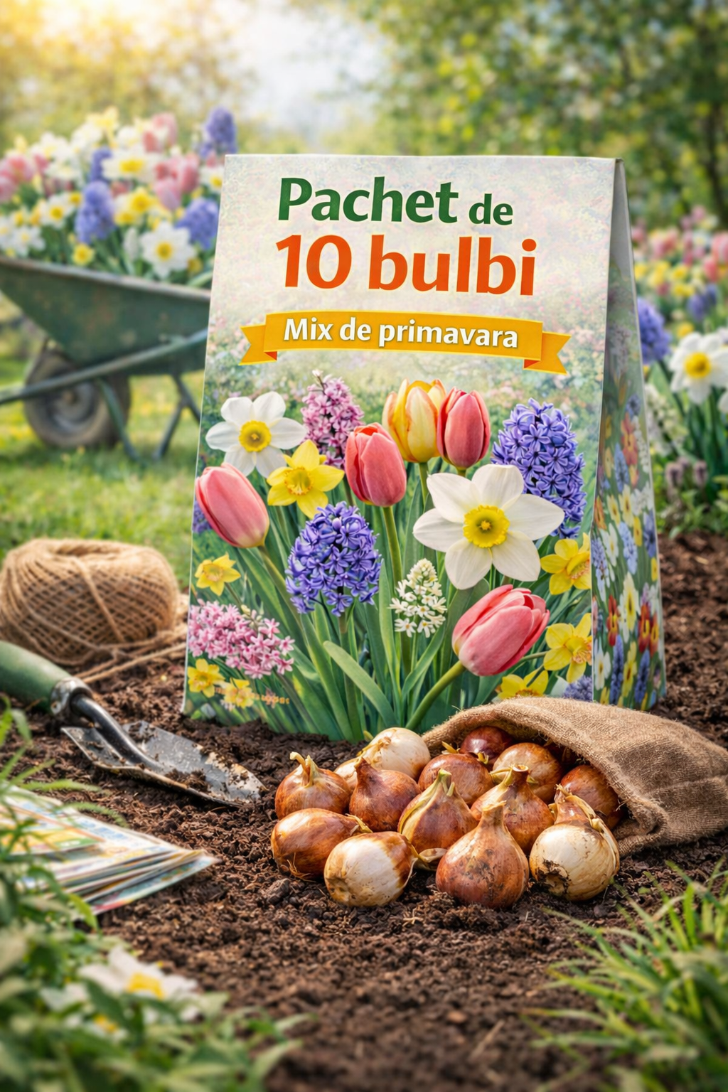 🌸 Pachet 10 bulbi – Mix de primăvară personalizat