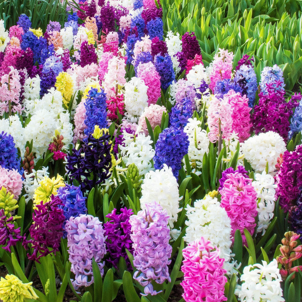 Bulbi zambile multicolor, combinație armonioasă de flori spectaculoase